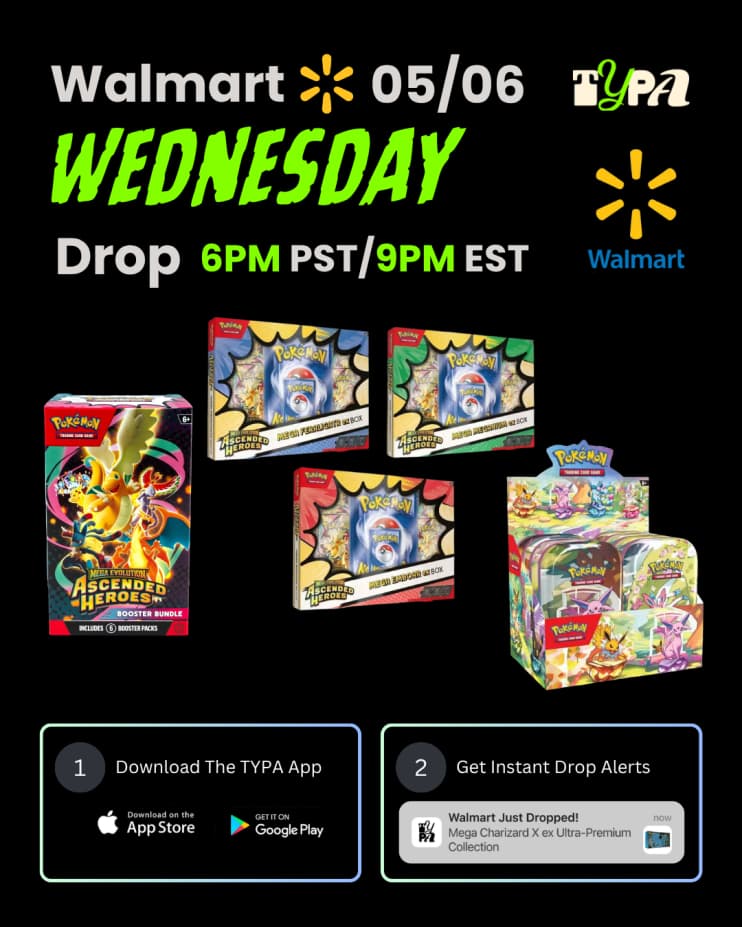 05/06 🔆Walmart Wednesday Pokemon TCG Drop