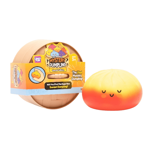 Crazy Fun® Mystery Dumpling Sunset Squishy Bun Set (Styles May Vary)
